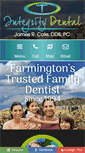 Mobile Screenshot of integritydentalbydrjamescole.com